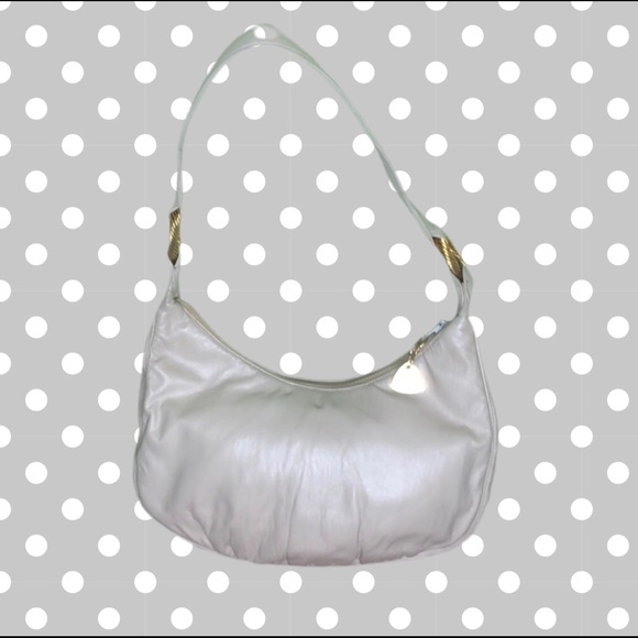 Vintage Tan & Gold Handbag - Picture 1 of 14